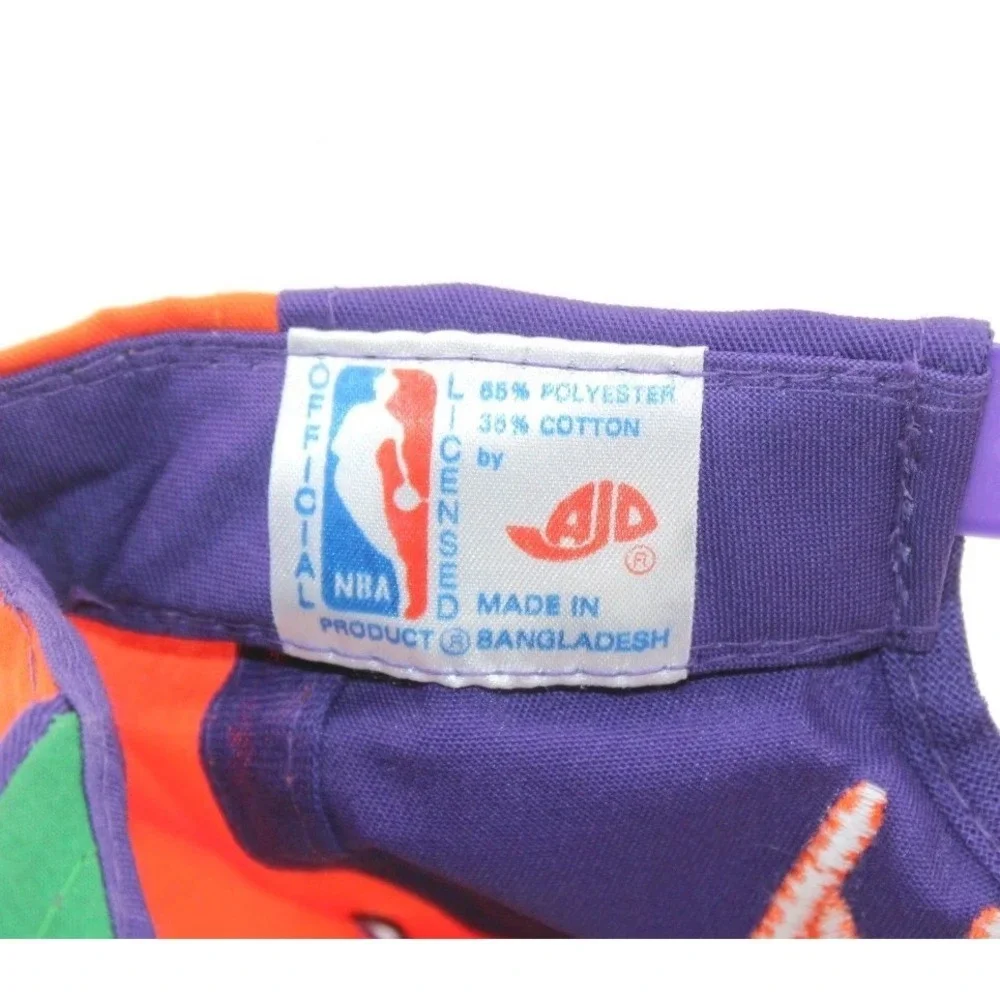Phoenix Suns Hat Adjustable  NBA Official Tag  Snap Back  AJD Color Block 90s